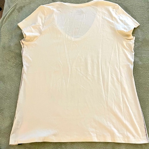 Don’t Quit Your Daydream Life Is Good Tee Shirt White Lavender Daisy Size XL - Picture 4 of 12